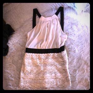 Avec lace backless romper
